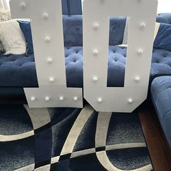 4ft Marquee Number 10