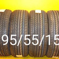4 New Tires For Sale 195/55/15 We Service Motorcycle Tires