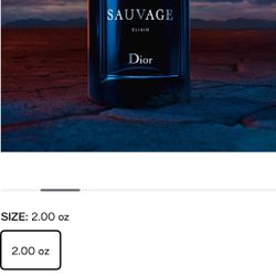 Sauvage Elixir Dior 2.0 OZ