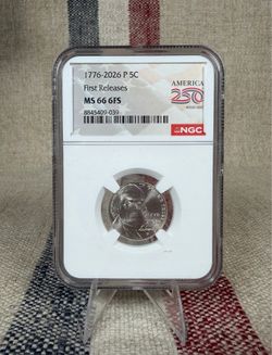 2026 America 250th Anniversary Jefferson Nickel NGC MS66 6FS First Releases