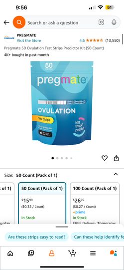 Ovulation strips
