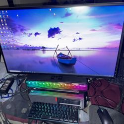 ASUS ROG Swift 27" 1440P Gaming Monitor (PG278Q) - QHD (2560 x 1440), 144Hz, 1ms, G-SYNC, USB 3.0, DisplayPort, Pivot, Tilt, Swivel, Height Adjustable