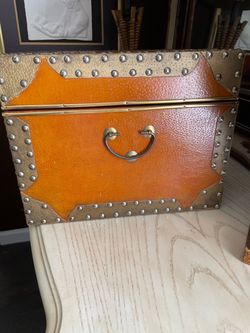 Beautiful decorative storage trunk