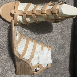 Jessica Simpson Wedge Gladiator Sandals 