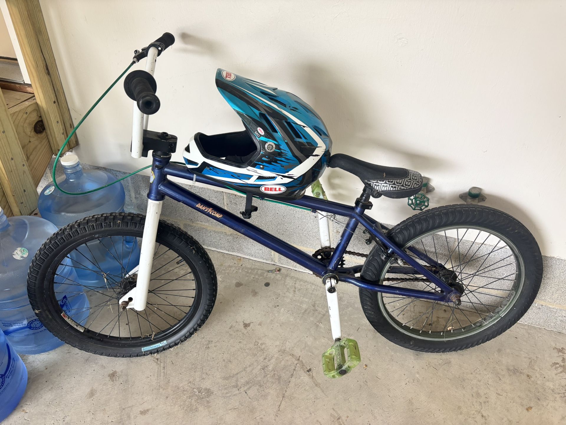 Custom BMX Bike With Helmet