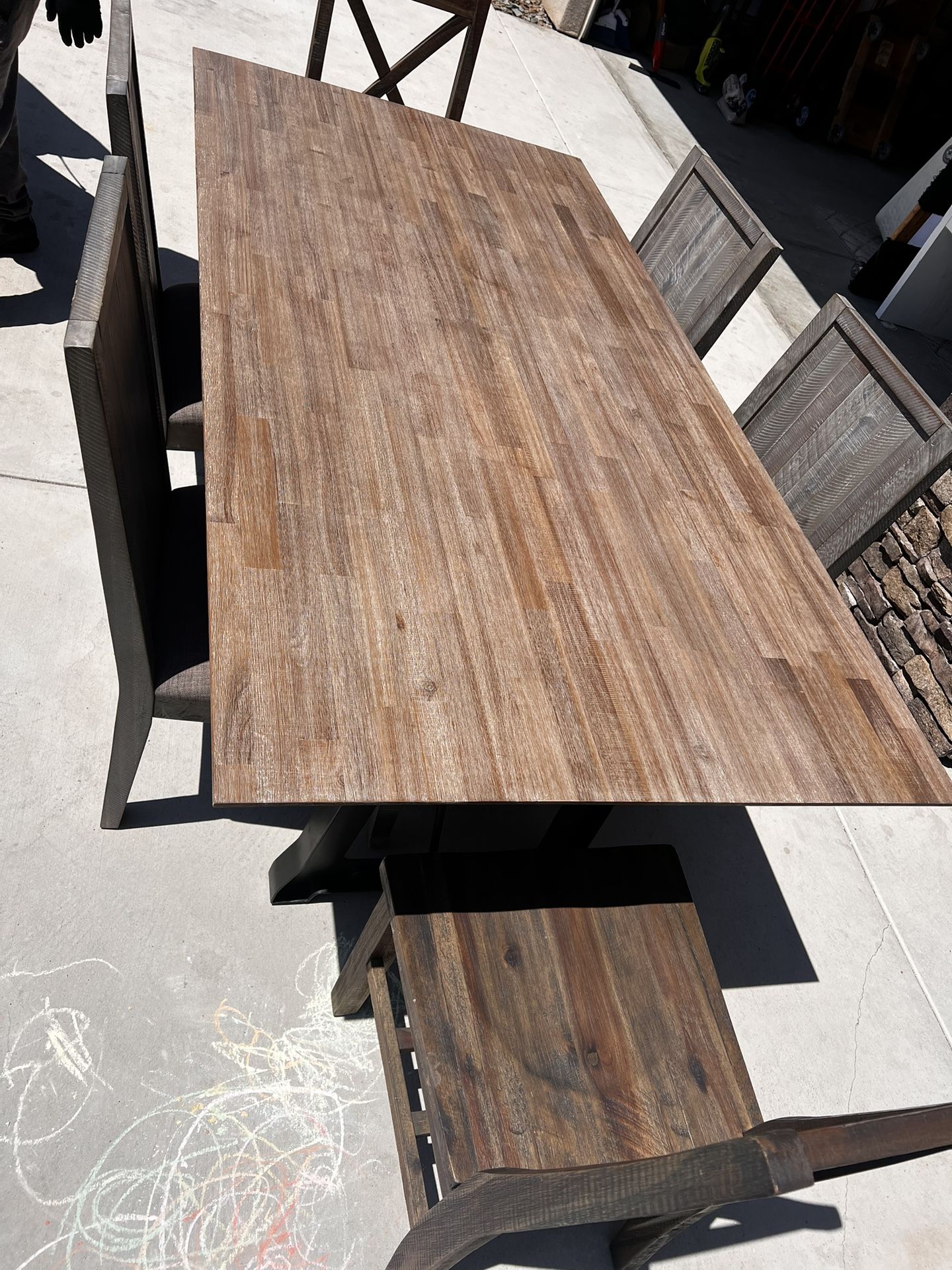 Large dining Table With Chairs