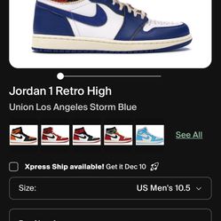 Union LA Jordan 1