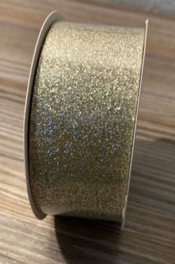 Gold Glitter Ribbon