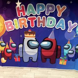 Among Us Backdrop And Banner