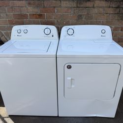 Washer And Electric Dryer  Lavadora Y Secadora Eléctrica 