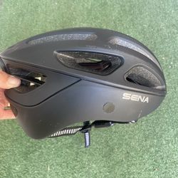 Sena R1 EVO Smart Road Cycling Helmet Bluetooth Adult Size - Large- Black