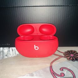 Beats StudioBuds Red Charging Case