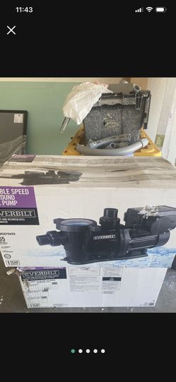 NEW!! Everbilt 1 HP 2-Speed Pool Pump 230-Volt Model # SPP10002-2SP