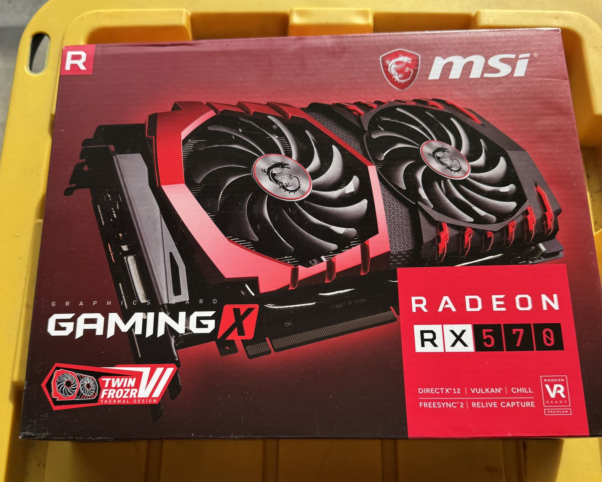 2 Radeon RX570 Gaming Graphics Card $100 Each 