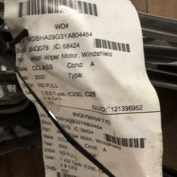 Wiper Motor Assembly 2000 C Class Mercedes