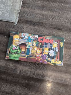 The Simpsons Clue board game Sealed 2000