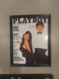 Framed Playboy Trump Cover