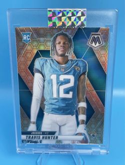 2025 Panini Mosaic - Rookie Variations Travis Hunter #279 Honeycomb Prizm (RC)