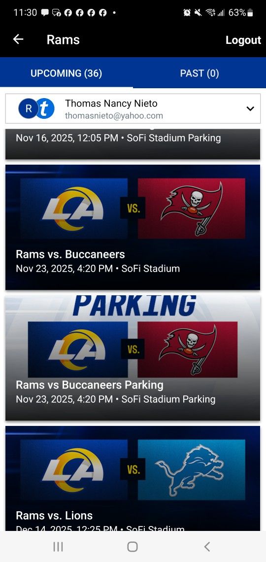 Rams Home Game Tickets 