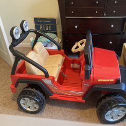 PowerWheels Red Jeep 