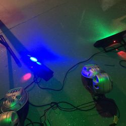 Luces para dj american audio y las otras son chaunvet