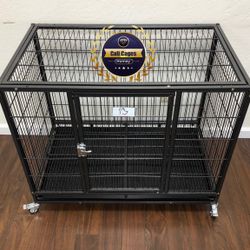 Dog Pet Cage Kennel Size 37” Medium folding With Grid And Tray New In Box 📦 