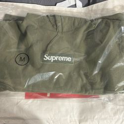 Supreme Box Logo Hoodie Light Olive Bogo