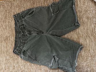 Olive green shorts