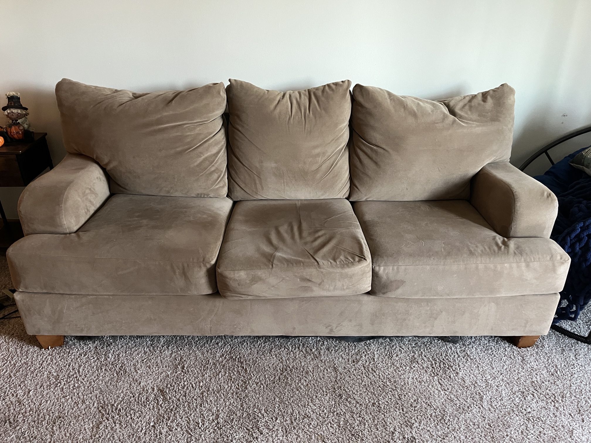 Gently used brown Couch