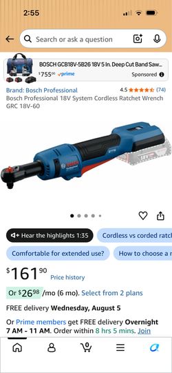 Cordless ratchet