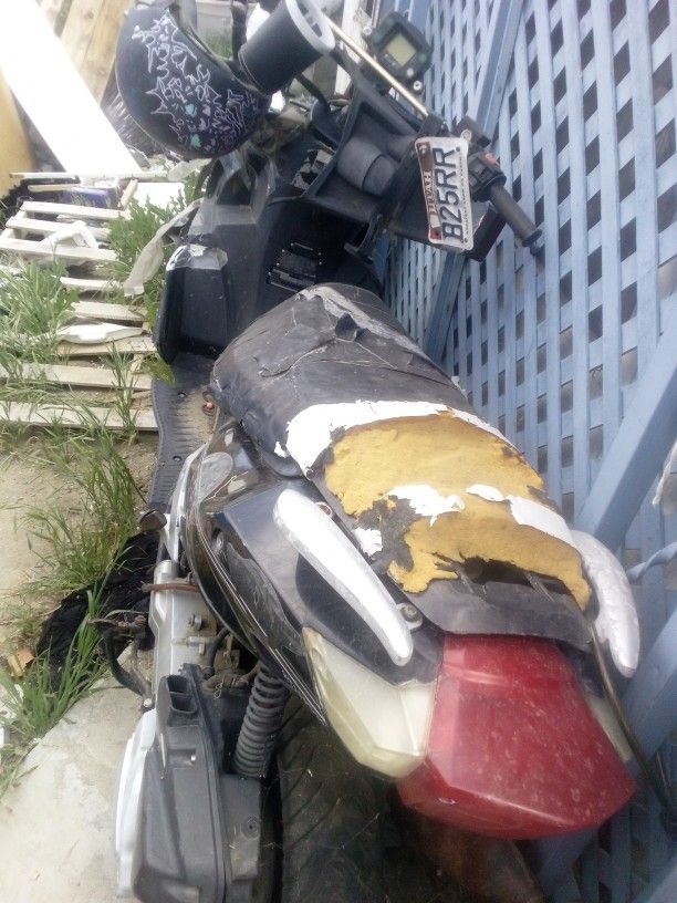 Moped Motorcycle