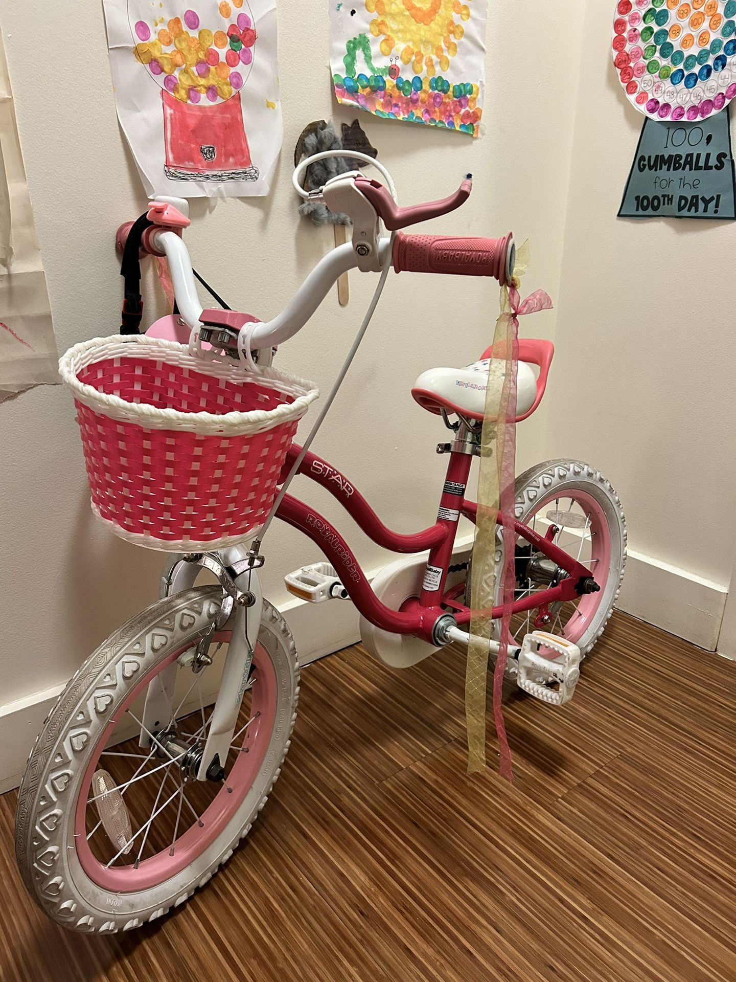 Royalbaby Kids Bike with Basket and Training Wheels