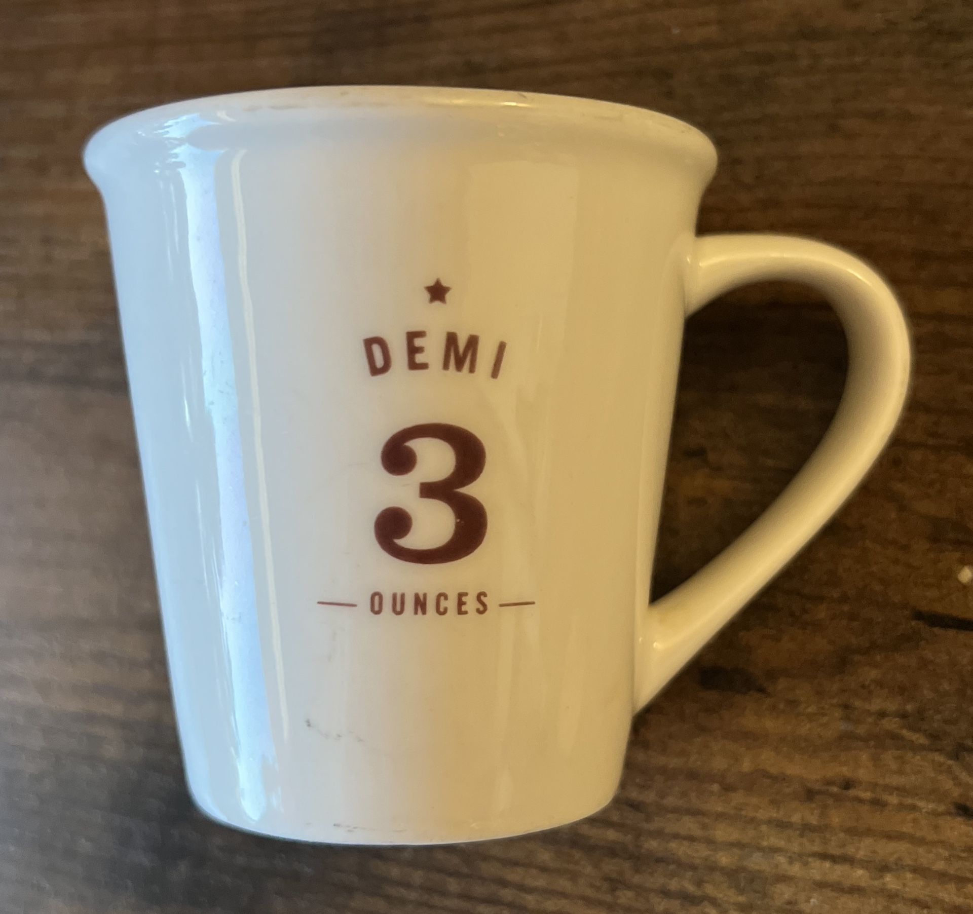 Starbucks Demi 3 Ounce Espresso Coffee Mug 2010