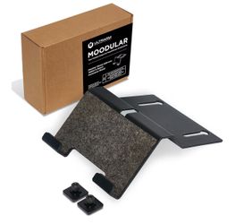 Moodular Add-ons Tablet/Smart Accessory Stand [Accessory Only - Requires Moodular Wooden Monitor Stand Slide Rails for Use] Black MSA-TS