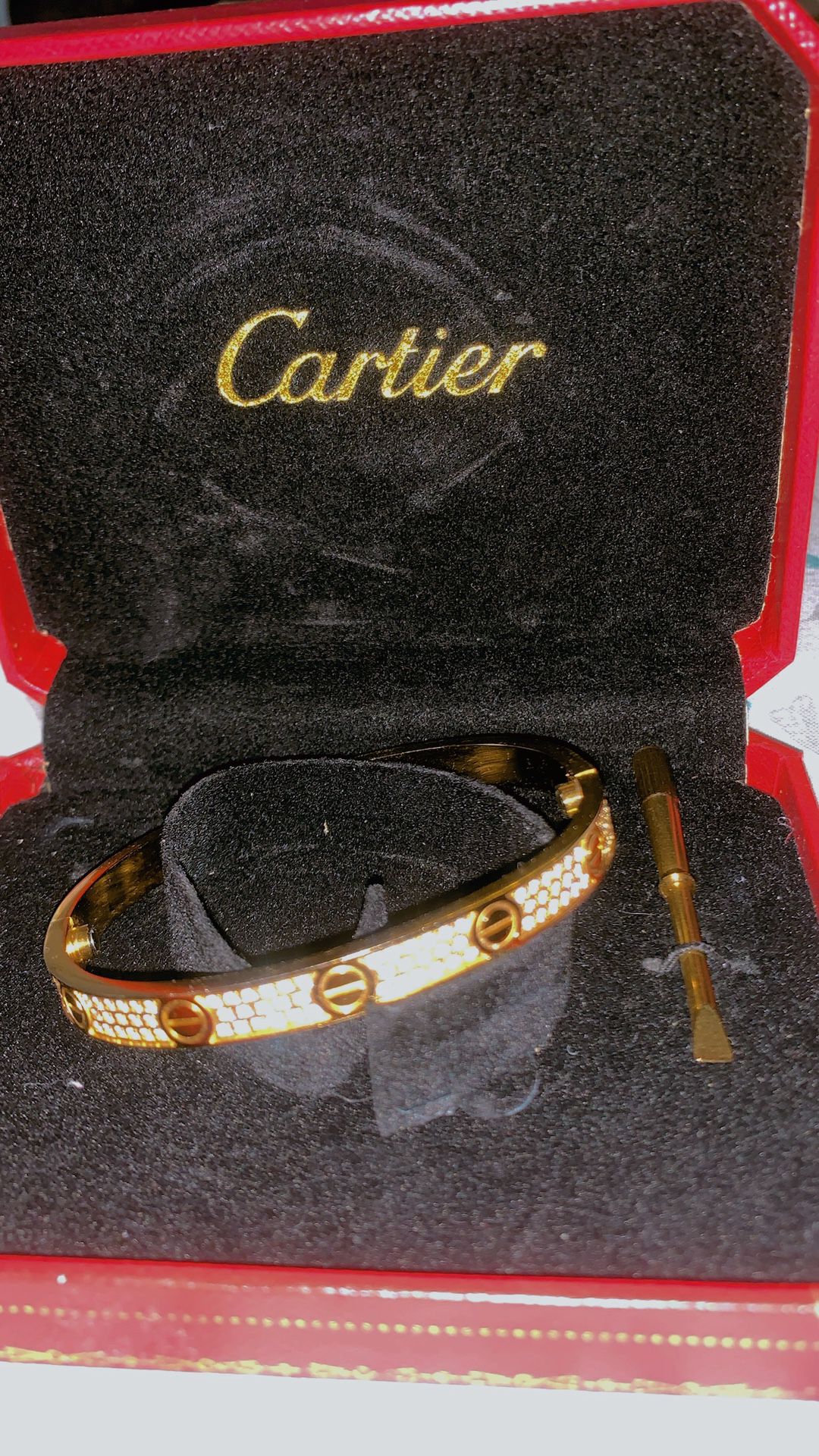 Brand New Cartier Bracelet. Box And Keys