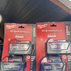 Milwaukee Batteries