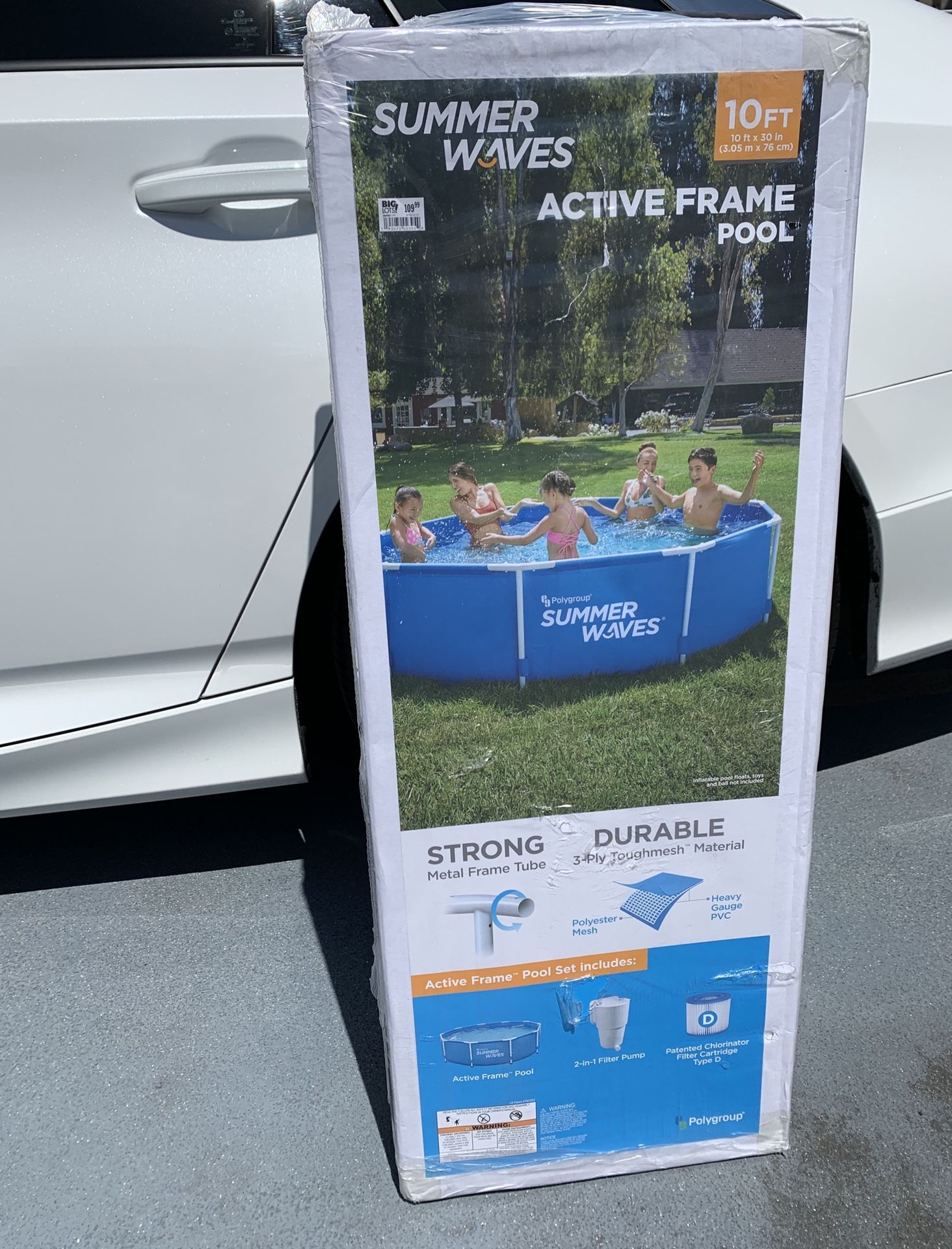 Summer Waves 10ft metal frame pool