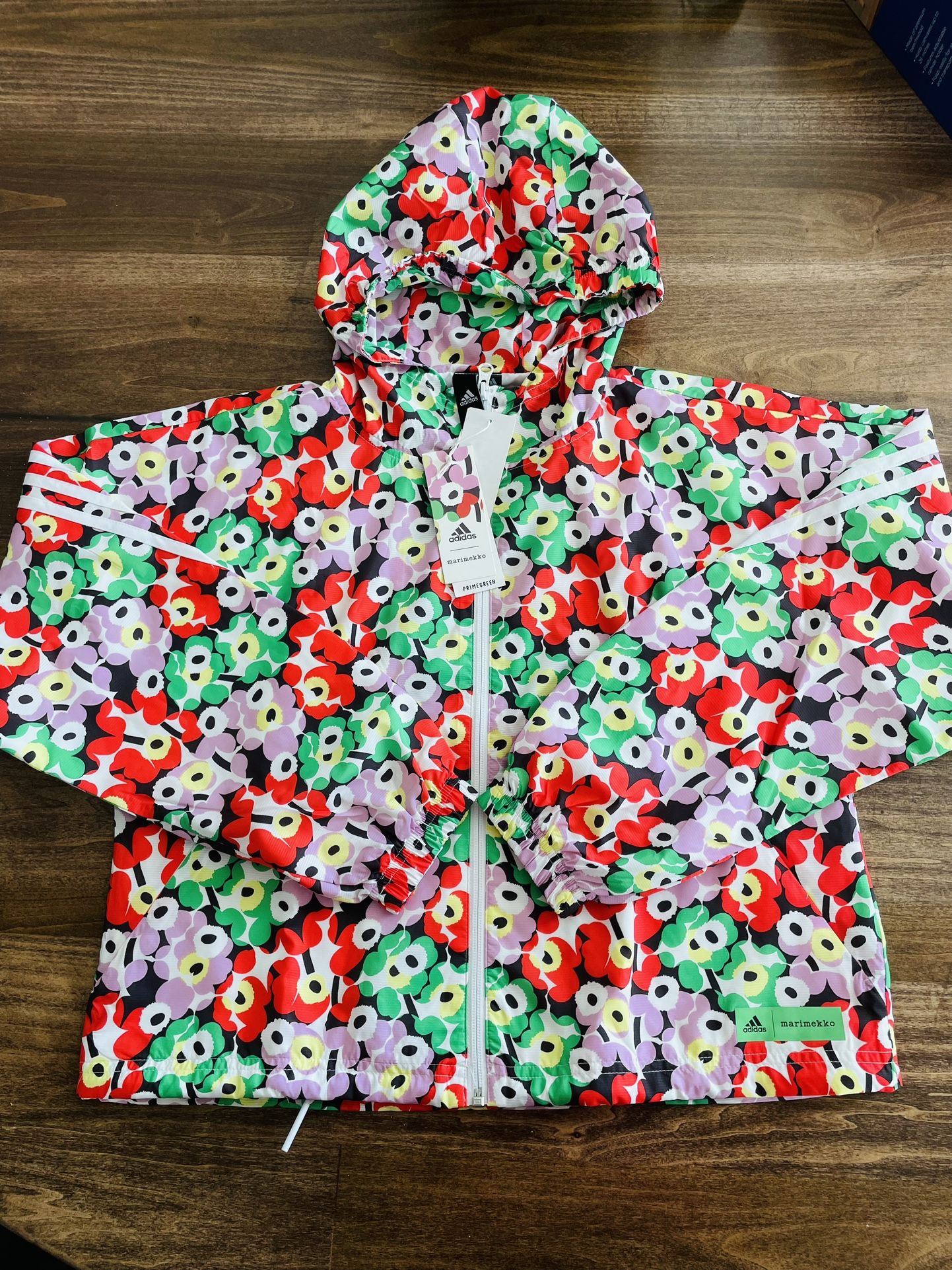 New adidas marimekko Women's Cross Jacket Woven Jacket HC4194 flower