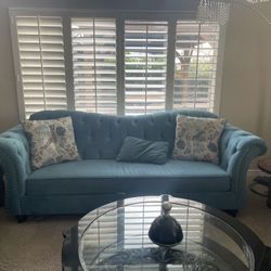 Couch Set Includes 2 Couches Chair Coffee Table And Side Table