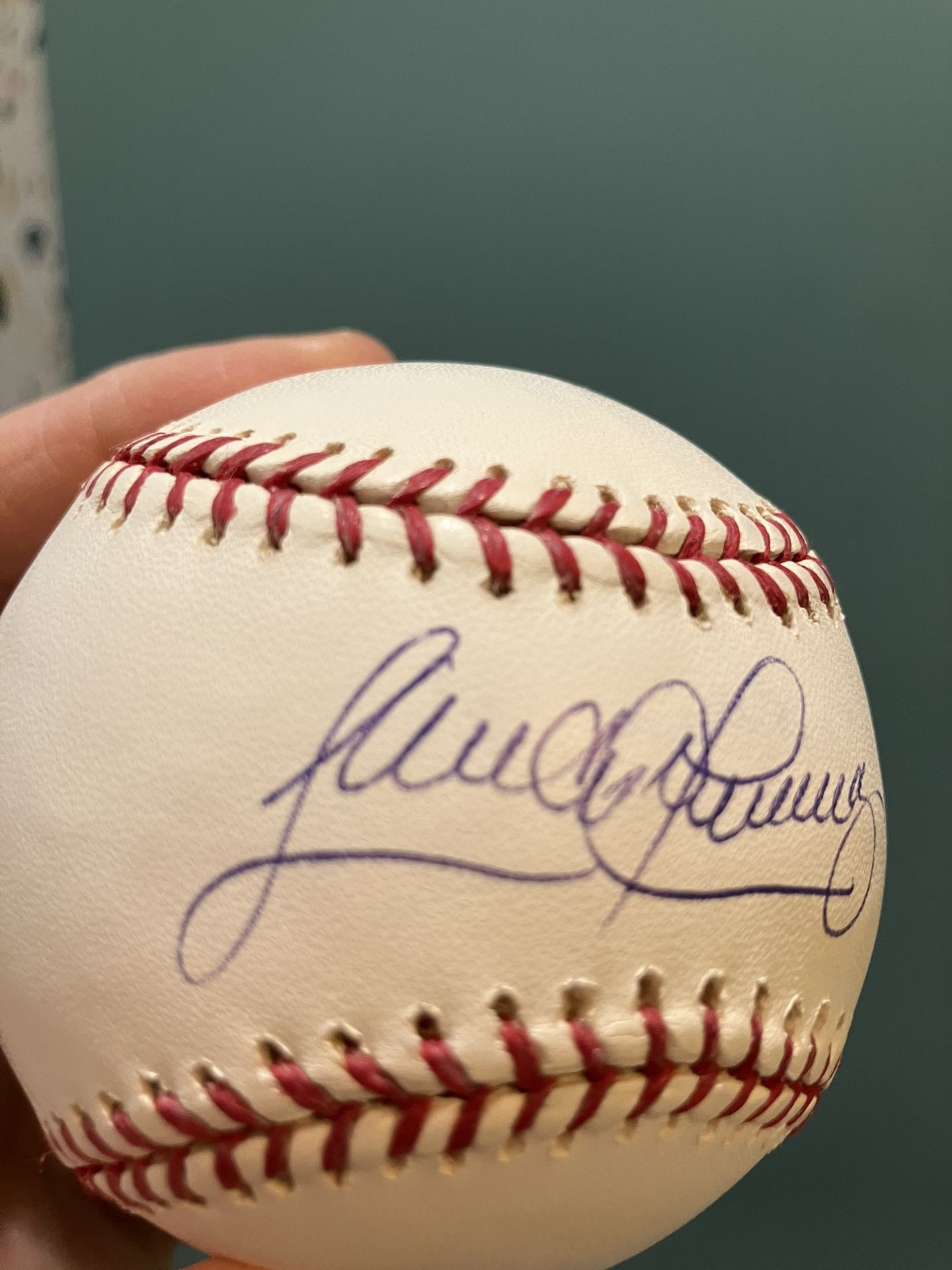 Sandy Alomar Jr Signed Baseball
