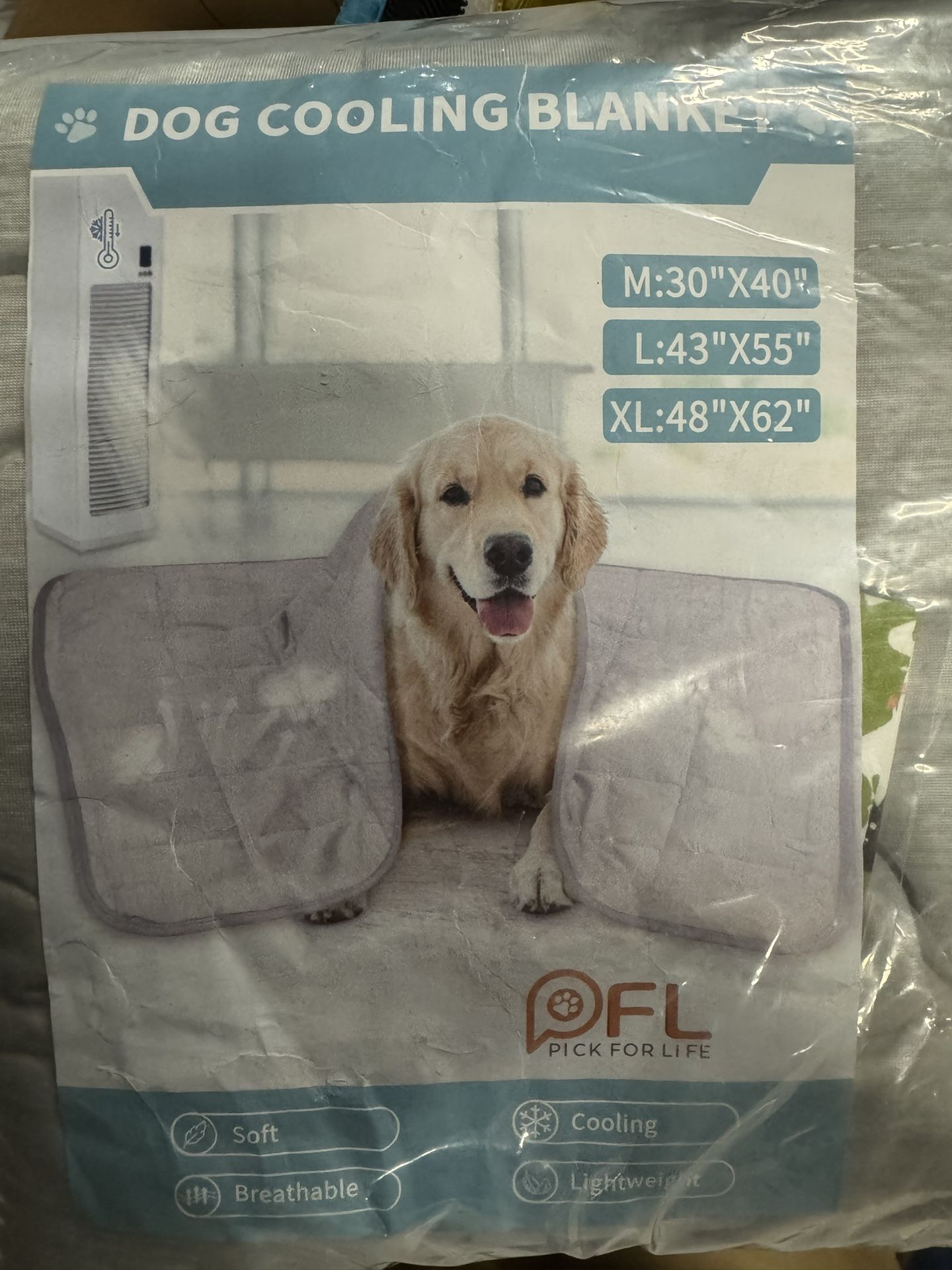 Cooling Blanket for Dogs Waterproof Dog Blanket for Couch Bed Car Seat Washable Pet Blankets Reversible Design
