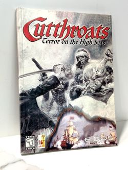 Cutthroats Terror on the High Seas PC Game Manual Eidos 1999 Instructions Only