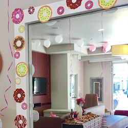 Donut decorations of all sizes! Dozens of pieces!