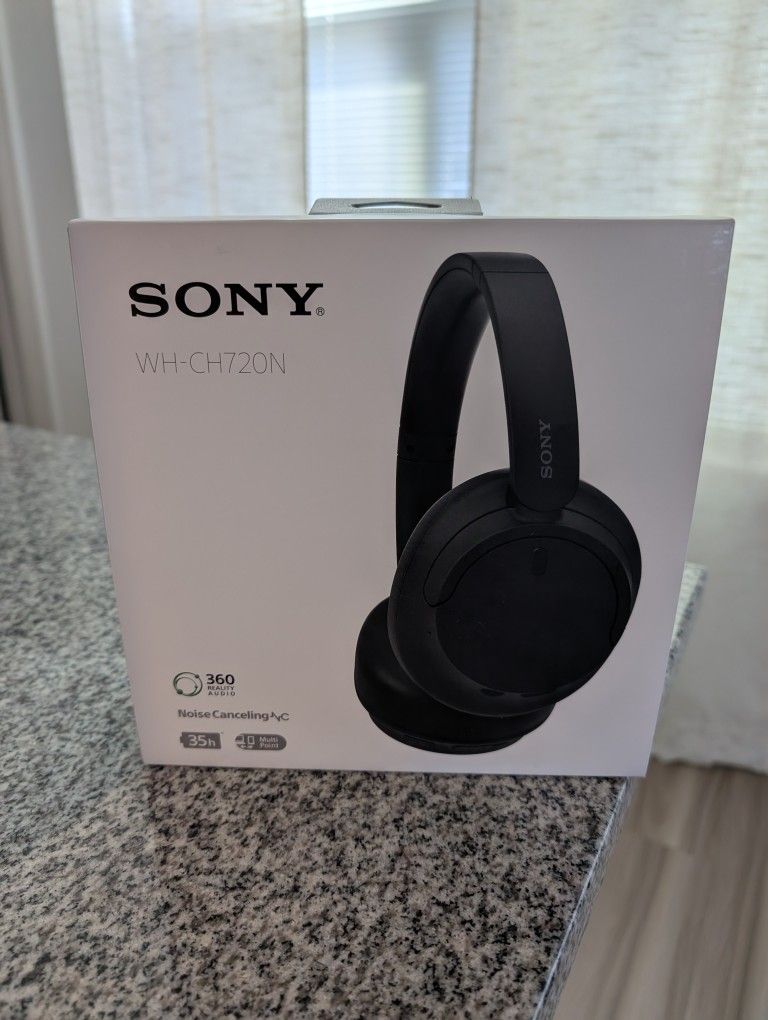 New Never Used Sony WH-CH720N Bluetooth Noise cancelling Headset