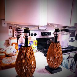 2 Night Stand Lamps 