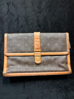 Vintage Louis Vuitton Monogram Canvas Clutch