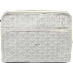 Goyard Jouvence Toiletry Bag MM White