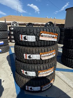 265/70/17 ARROYO RT (4) NEW TIRES INSTALLATION AND BALANCE 50,000 MILES WARRANTY