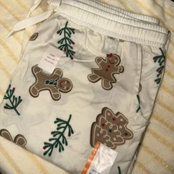 Gingerbread Jogger Pajama Pants - medium