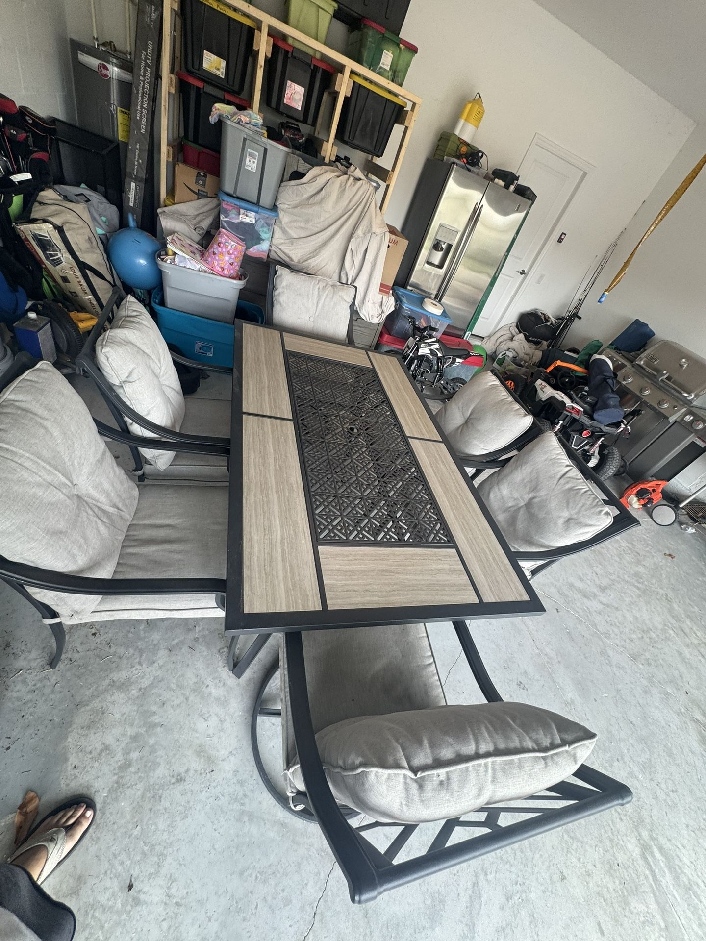 outdoor table set